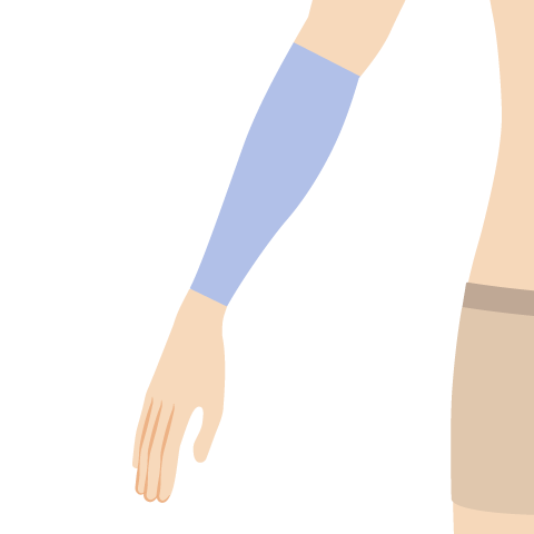医療脱毛 男性 ひじ下