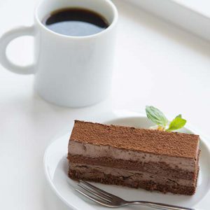 チョコレートケーキ・コーヒー